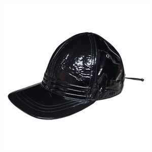 SKINGRAFT | Glossy Black Men's Hat in Size S/M